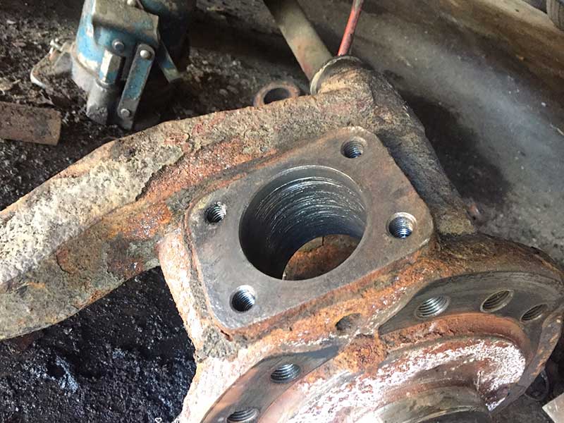 замена шкворней грузовых автомобилей